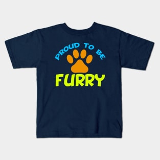 Proud to Be Furry Kids T-Shirt